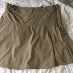 Athleta everyday Tan skort size 12